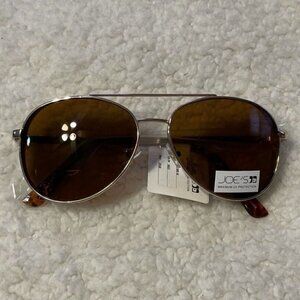 NWT Joe’s Jeans Gold Aviator Sunglasses